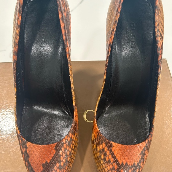 Gucci pumps pitone paris tucano size 37.5 - Picture 5 of 6